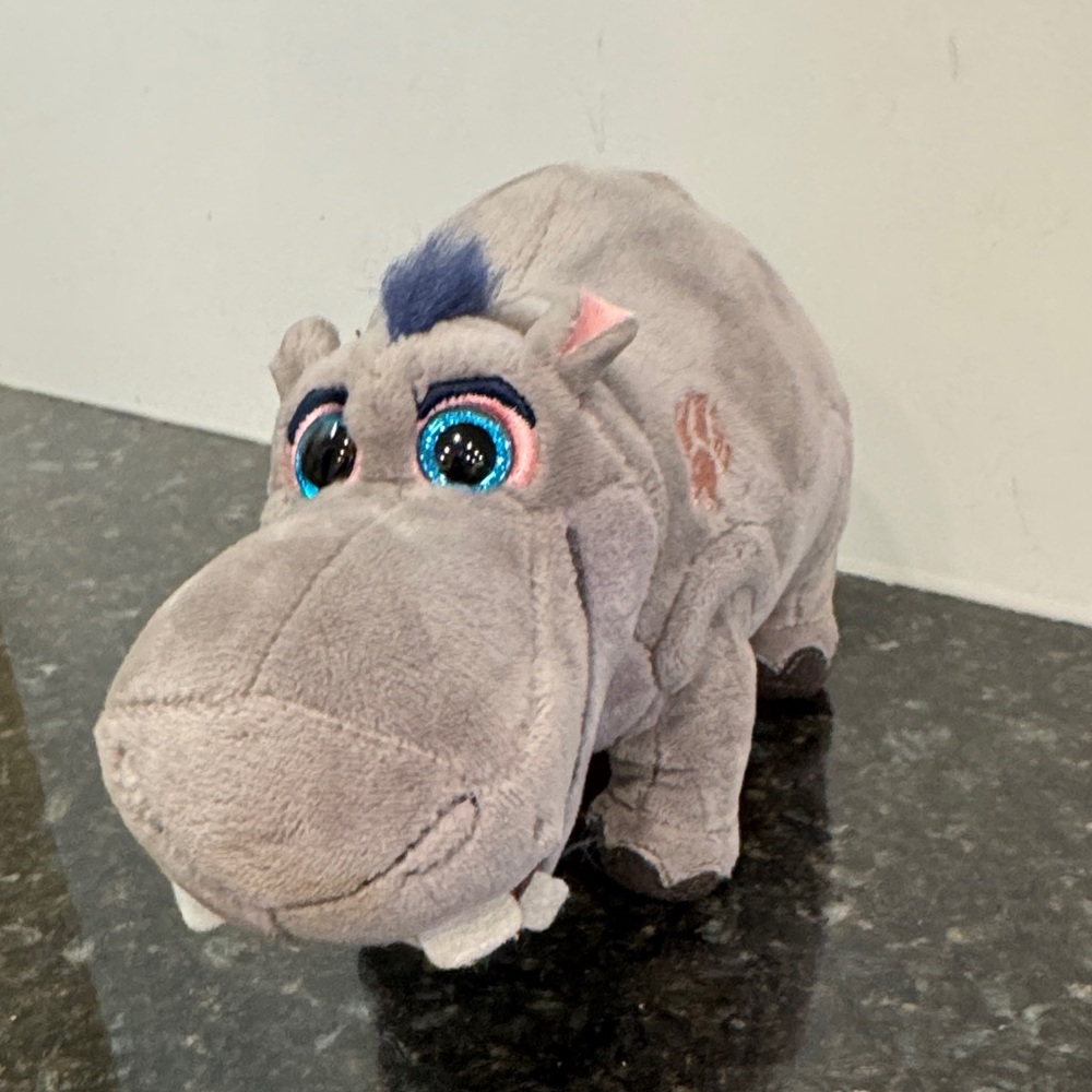 Ty Beanie Baby “Beshte” the Hippo from Disney The Lion Guard 8”